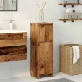 Armoire de salle de bain vieux bois 30x30x95 cm bois ingénierie