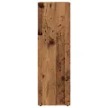 Armoire de salle de bain vieux bois 30x30x95 cm bois ingénierie
