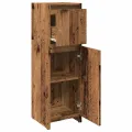 Armoire de salle de bain vieux bois 30x30x95 cm bois ingénierie