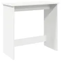 Bureau Blanc 80x40x75 cm Bois d'ingénierie