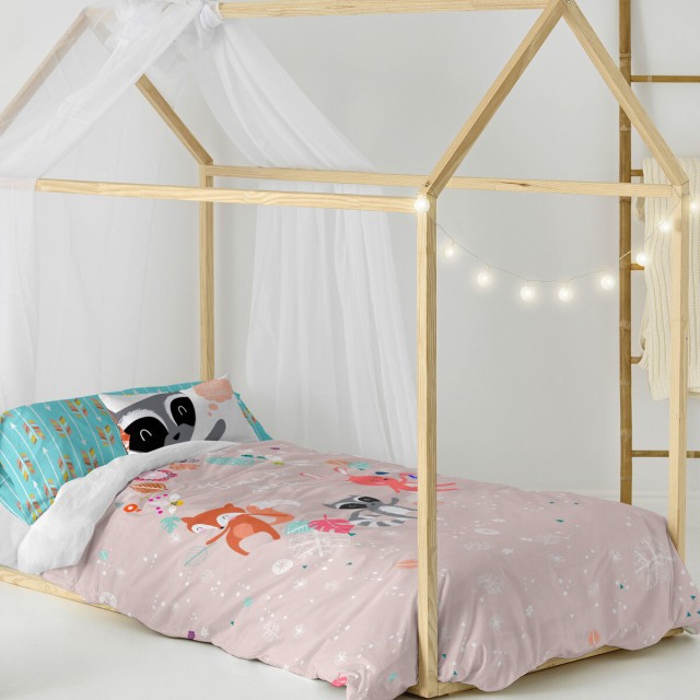 Dekbedovertrek set HappyFriday Moshi Moshi Fantasy Multicolour Bed van