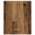 Armoires suspendues 2 pcs vieux bois 50x31x60cm bois ingénierie