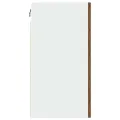 Armoires suspendues 2 pcs vieux bois 50x31x60cm bois ingénierie