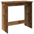 Bureau style vieux bois 80x40x75 cm bois d'ingénierie