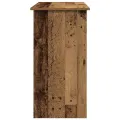 Bureau style vieux bois 80x40x75 cm bois d'ingénierie