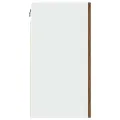 Armoire suspendue vieux bois 50x31x60 cm bois d'ingénierie