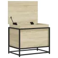 Boîte de rangement avec couvercle chêne sonoma bois ingénierie