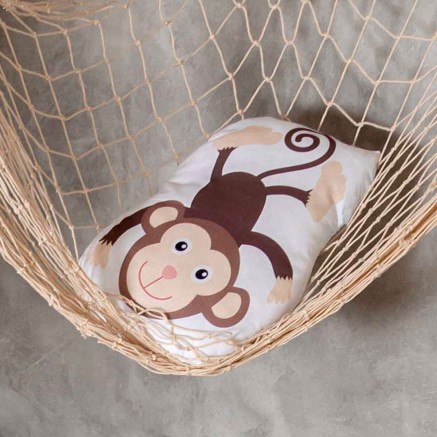 Cushion HappyFriday Mr Fox Multicolour Monkey 40 x 30 cm 2