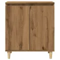Buffet chêne artisanal 60x35x70 cm bois d'ingénierie