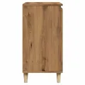 Buffet chêne artisanal 60x35x70 cm bois d'ingénierie