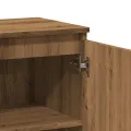 Buffet chêne artisanal 60x35x70 cm bois d'ingénierie