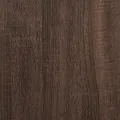 Tables de chevet 2 pcs chêne marron bois d'ingénierie et métal