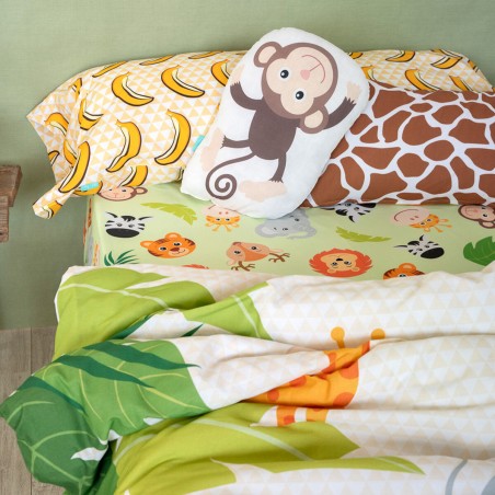 Set di copripiumino HappyFriday Mr Fox Wild Multicolore Singolo 2 Pezz