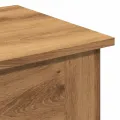 Table basse chêne artisanal 40x40x42 cm bois d'ingénierie