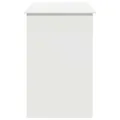 Bureau blanc 102x50x75 cm bois d'ingénierie