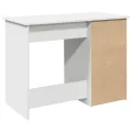 Bureau blanc 102x50x75 cm bois d'ingénierie