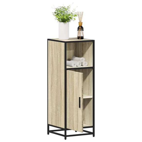 Armoire de salle de bain chêne sonoma 35x37,5x100 cm