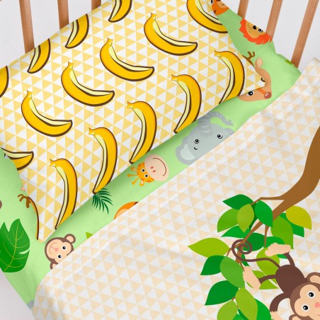 Set beddengoed HappyFriday Mr Fox Wild Multicolour Wieg voor baby's 2