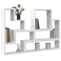 Étagère murale blanc 96x12x64 cm bois d’ingénierie