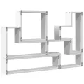 Étagère murale blanc 96x12x64 cm bois d’ingénierie