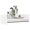 Étagère murale blanc 100x35x30,5 cm bois d'ingénierie