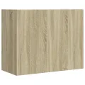 Armoire murale chêne sonoma 75x35x60 cm bois d'ingénierie
