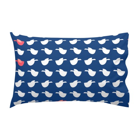 Parure de couette HappyFriday Moshi Moshi Whale Multicouleur Lit de b
