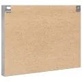 Armoire à vitrine gris béton 100x8,5x75 cm bois d’ingénierie