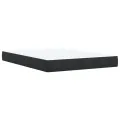 cadre de lit et matelas Noir 160x200 cm Velours