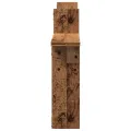 Étagères murales 2 pcs vieux bois 50x12x50 cm bois d'ingénierie