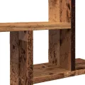 Étagères murales 2 pcs vieux bois 50x12x50 cm bois d'ingénierie