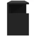 Armoire murale 60x20x30 cm noir bois d'ingénierie