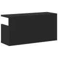 Armoire murale 60x20x30 cm noir bois d'ingénierie
