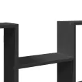 Étagère murale noir 99x15x60 cm bois d'ingénierie