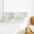Armoire murale 80x20x30 cm blanc bois d'ingénierie
