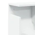 Armoire murale 80x20x30 cm blanc bois d'ingénierie