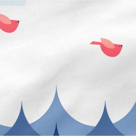 Wiegenschützer HappyFriday Moshi moshi Whale Bunt 210 x 40 cm 2