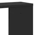 Étagère murale noir 100x15x70 cm bois d'ingénierie