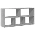 Étagère murale sonoma gris 100x25x50 cm bois ingénierie