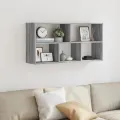 Étagère murale sonoma gris 100x25x50 cm bois ingénierie
