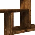 Étagères murales 2 pcs chêne fumé 38x12x38 cm bois d'ingénierie