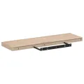 Étagères flottantes 4 pcs 80x23,5x4 cm bois d'ingénierie