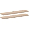 Étagères flottantes 2 pcs 110x23,5x4 cm bois d'ingénierie