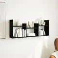 Armoire murale 100x18x40 cm noir bois d'ingénierie