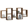 Étagère murale vieux bois 159x18x65 cm bois d'ingénierie