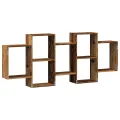 Étagère murale vieux bois 159x18x65 cm bois d'ingénierie