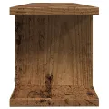 Étagères murales 2 pcs vieux bois 75x18x20 cm bois d'ingénierie