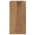 Étagères cube murales 2 pcs chêne artisanal bois ingénierie