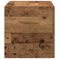 Meuble mural vieux bois 80x39x40 cm bois d'ingénierie