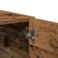 Meuble mural vieux bois 80x39x40 cm bois d'ingénierie